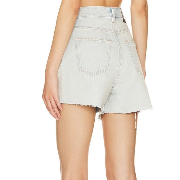 Dr. Denim Cutoff Denim Short Size 30 Distressed High Rise Light Wash Rigid NEW - Picture 4 of 10